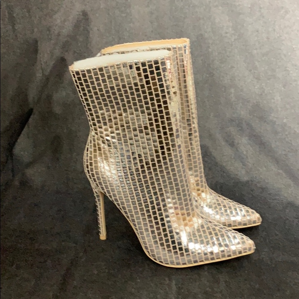 Mirrored Booties | Size 8.5 US